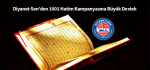 Diyanet-Sen’den 1001 Hatim Kampanyasına Büyük Destek