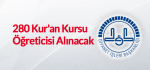 Diyanet, 280 Kur'an Kursu Öğreticisi Alacak