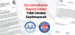 Din Görevlilerinin Bayram İzinleri Yıllık İzinden Sayılmayacak