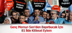 Genç Memur-Sen'den Bayırbucak İçin 81 İlde Kitlesel Eylem