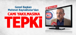 Bayraktutar'dan Cami Yakılmasına Tepki