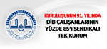 Kuruluşunun 91. Yılında  DİB Çalışanlarının Yüzde 85’i Sendikalı Tek Kurum 