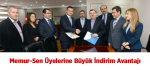  Memur-Sen Üyelerine Büyük İndirim Avantajı