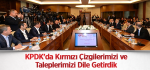 KPDK'da Kırmızı Çizgilerimizi ve Taleplerimizi Dile Getirdik