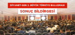 Diyanet-Sen 2. Büyük Türkiye Buluşması  Sonuç Bildirgesi