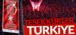 Teşekkürler Türkiye...