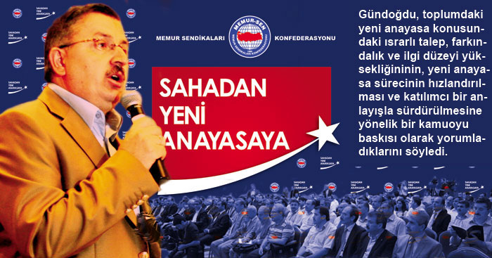 Halkımız katılımcı, özgürlükçü ve demokratik bir anayasa istiyor