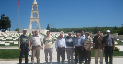 Bayburtlu Din Görevlileri Çanakkale Şehitliğini Ziyaret Etti