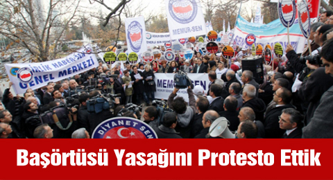 Başörtüsü Yasağını Protesto Ettik