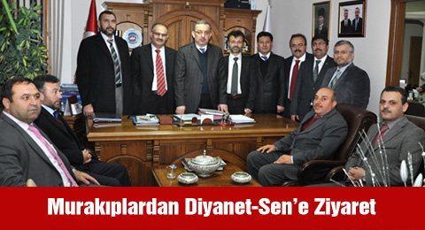 Murakıplardan Diyanet-Sen&#8217;e Ziyaret