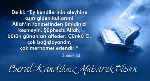 Berat Kandiliniz Mübarek Olsun
