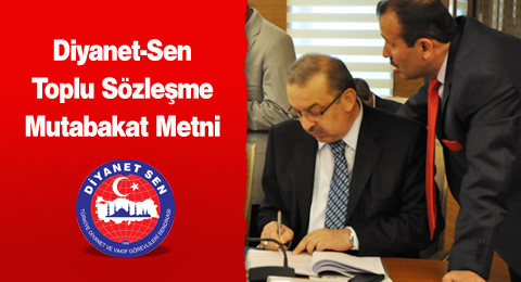Diyanet-Sen Toplu Sözleşme Mutabakat Metni