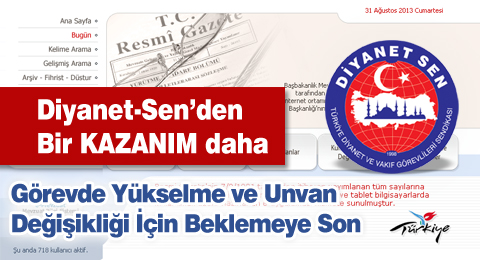 Görevde Yükselme ve Unvan Değişikliği İçin Beklemeye Son