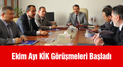 Ekim Ayı KİK Görüşmeleri Başladı