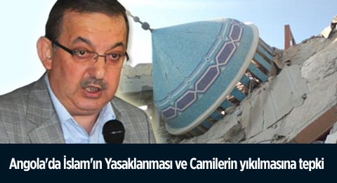 Angola'da İslam'ın Yasaklanması ve Camilerin yıkılmasına tepki&#8207;