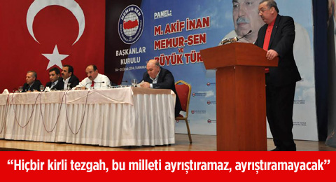 &#8220;Hiçbir kirli tezgah, bu milleti ayrıştıramaz, ayrıştıramayacak&#8221;
