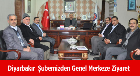 Diyanet-Sen Diyarbakır  Şubesinden Genel Merkeze Ziyaret