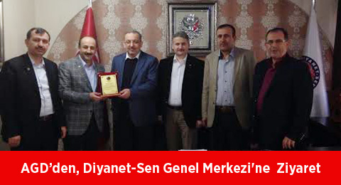 Anadolu Gençlik Derneğinden , Diyanet Sen Genel Merkezi'ne  Ziyaret